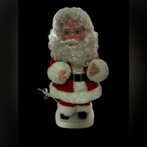 Vintage Santa's Best Christmas Animated Santa Claus Figure Works Great